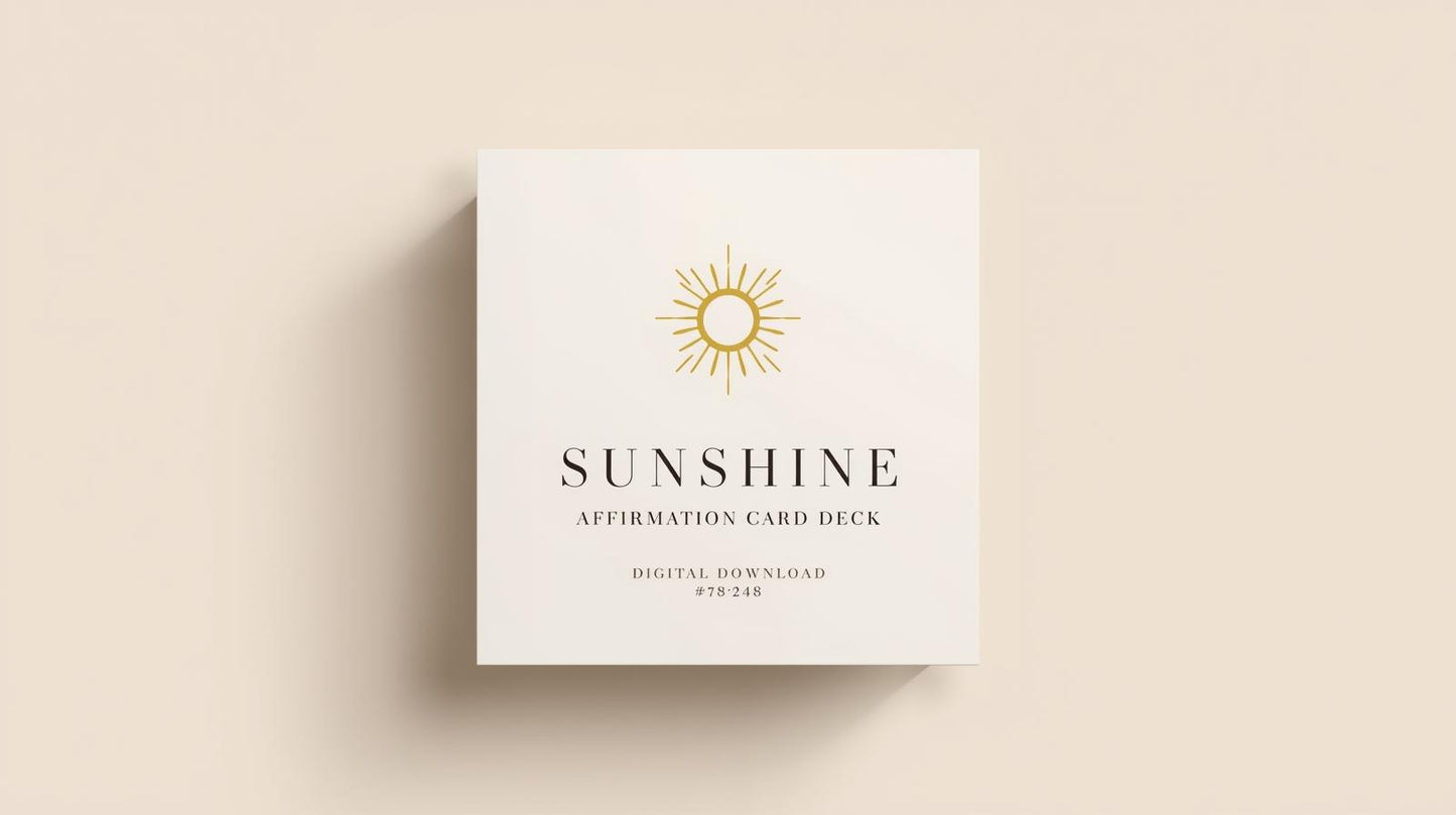 Affirmations Card Deck (Digital Download)