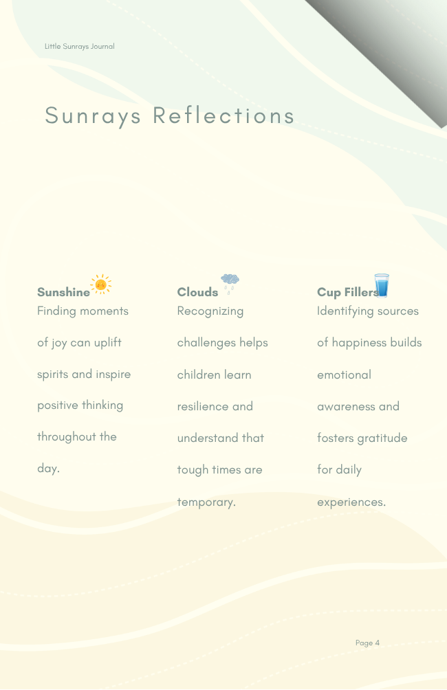 Little Sunrays™ 7-Day Mini Journal | A Gentle Reflection Journal for Growing Hearts