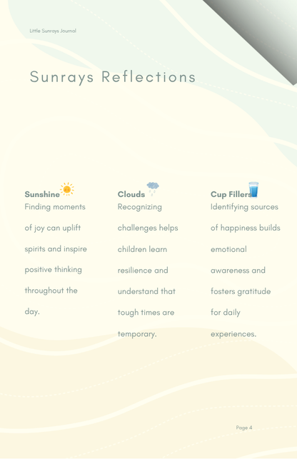 Little Sunrays™ 7-Day Mini Journal | A Gentle Reflection Journal for Growing Hearts