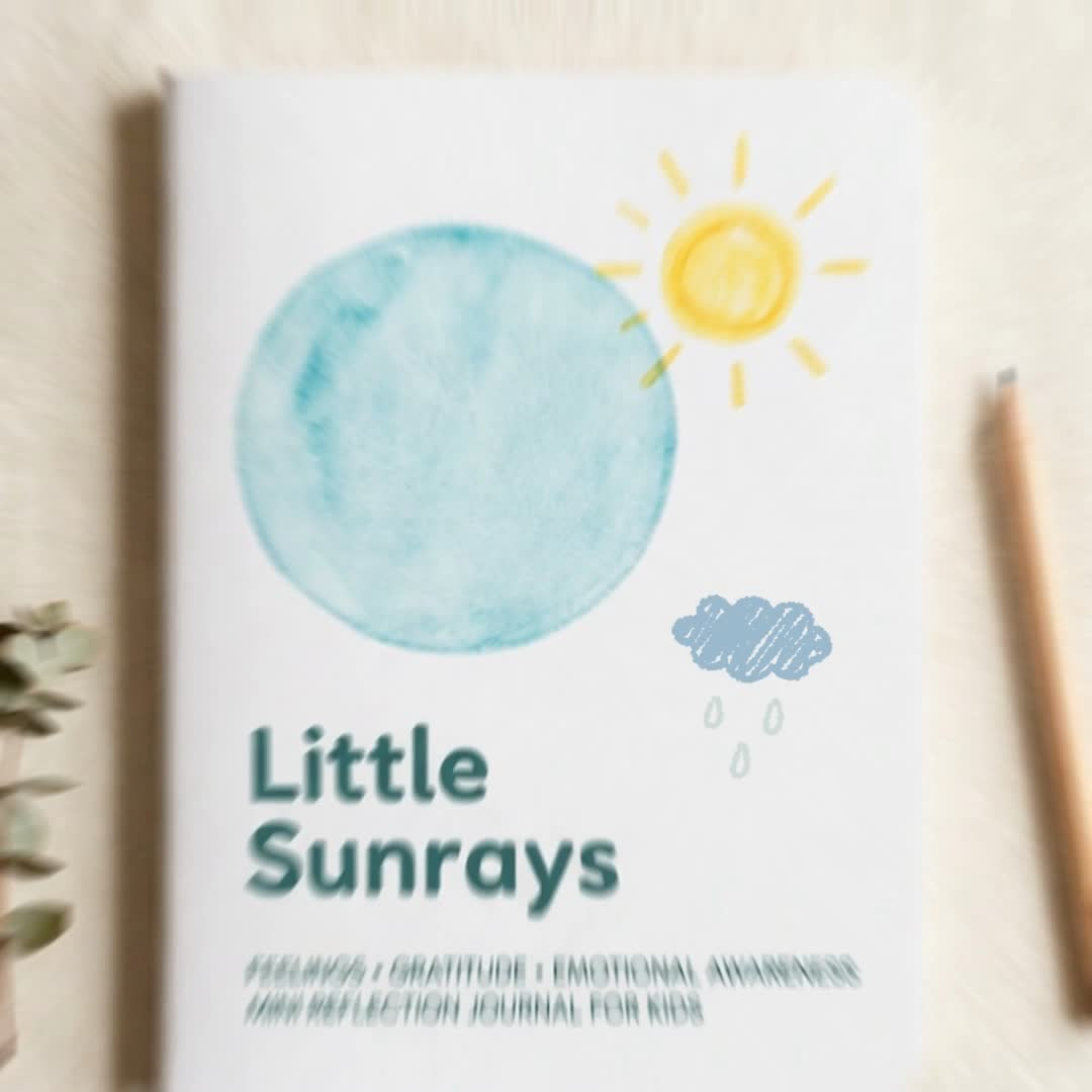 Little Sunrays™ 7-Day Mini Journal | A Gentle Reflection Journal for Growing Hearts