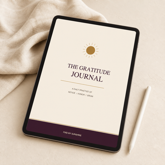 The Gratitude Journal — 60-Day Guided Practice · Digital PDF