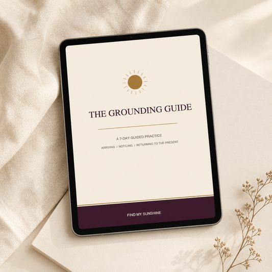 The Grounding Guide — 7-Day Guided Practice · Digital PDF